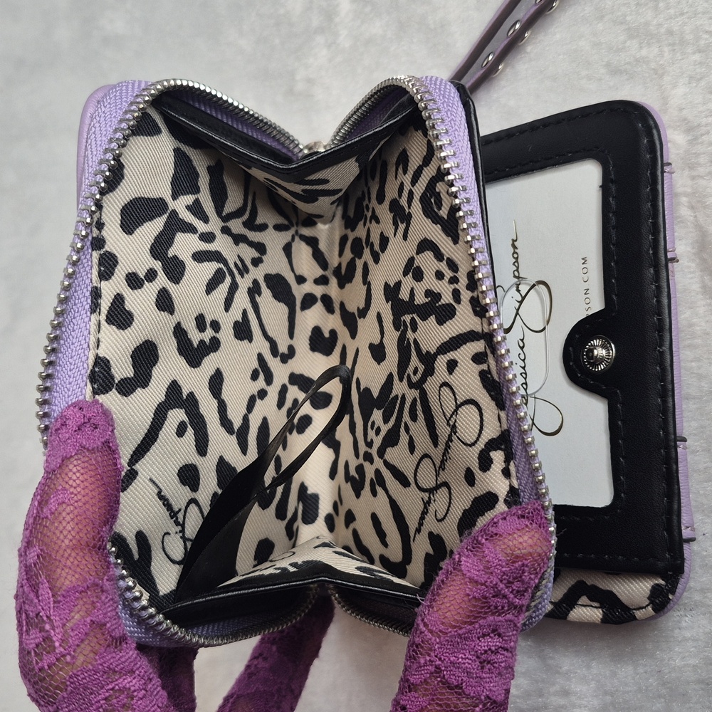Jessica Simpson Lavender Women's Wallet NWOT - Picture 11 of 12